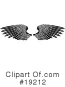 Wings Clipart #19212 by AtStockIllustration