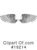 Wings Clipart #19214 by AtStockIllustration