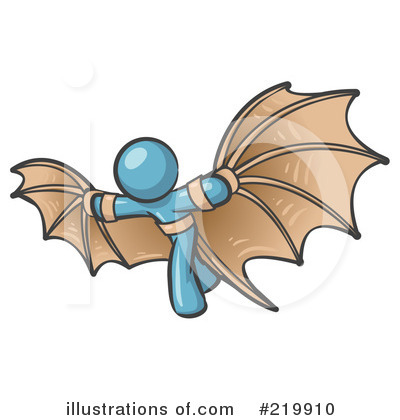 Royalty-Free (RF) Wings Clipart Illustration by Leo Blanchette - Stock Sample #219910