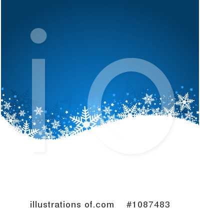 Royalty-Free (RF) Winter Background Clipart Illustration by KJ Pargeter - Stock Sample #1087483