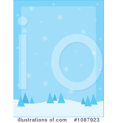 Snowflakes Clipart #1087923 by Maria Bell