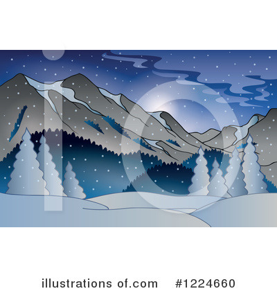 Royalty-Free (RF) Winter Clipart Illustration by visekart - Stock Sample #1224660