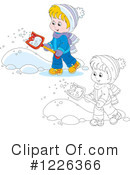 Winter Clipart #1226366 by Alex Bannykh