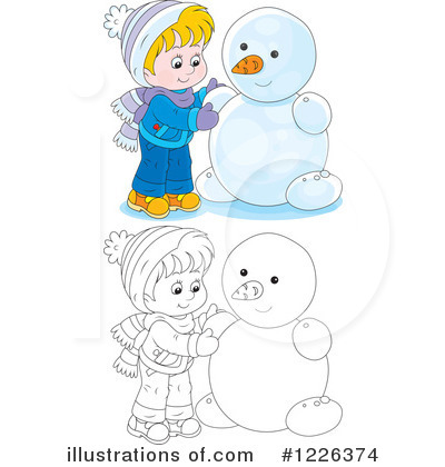 Royalty-Free (RF) Winter Clipart Illustration by Alex Bannykh - Stock Sample #1226374