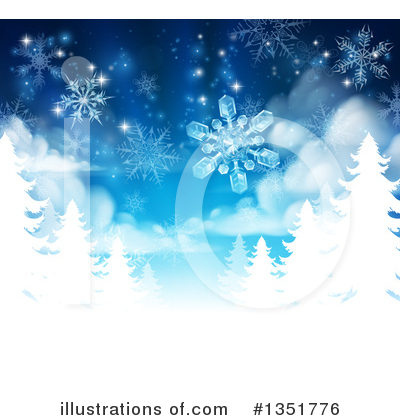 Snowflakes Clipart #1351776 by AtStockIllustration