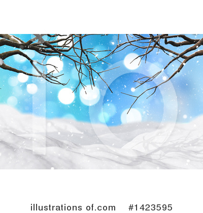Royalty-Free (RF) Winter Clipart Illustration by KJ Pargeter - Stock Sample #1423595
