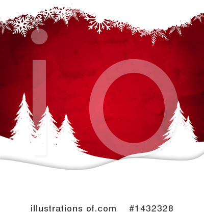 Winter Background Clipart #1432328 by KJ Pargeter