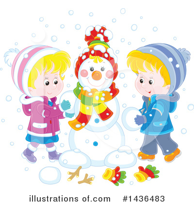 Royalty-Free (RF) Winter Clipart Illustration by Alex Bannykh - Stock Sample #1436483