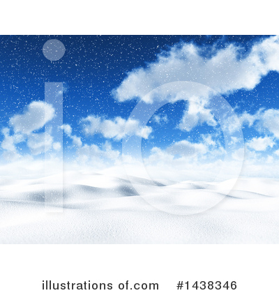 Snowing Clipart #1438346 by KJ Pargeter