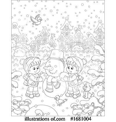 Royalty-Free (RF) Winter Clipart Illustration by Alex Bannykh - Stock Sample #1681004