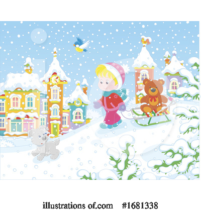 Royalty-Free (RF) Winter Clipart Illustration by Alex Bannykh - Stock Sample #1681338