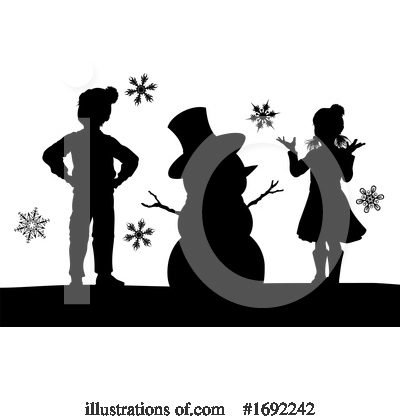 Snowman Clipart #1692242 by AtStockIllustration