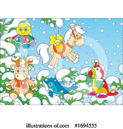 Royalty-Free (RF) Winter Clipart Illustration by Alex Bannykh - Stock Sample #1694555