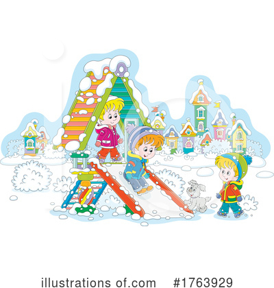Snowing Clipart #1763929 by Alex Bannykh