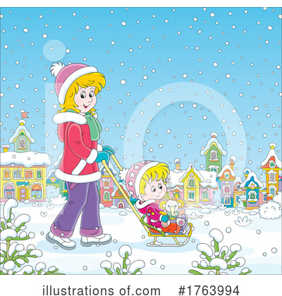 Royalty-Free (RF) Winter Clipart Illustration by Alex Bannykh - Stock Sample #1763994