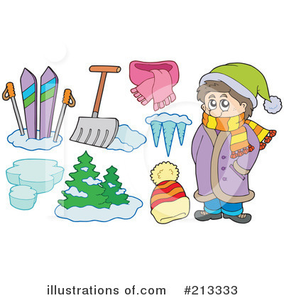 Royalty-Free (RF) Winter Clipart Illustration by visekart - Stock Sample #213333
