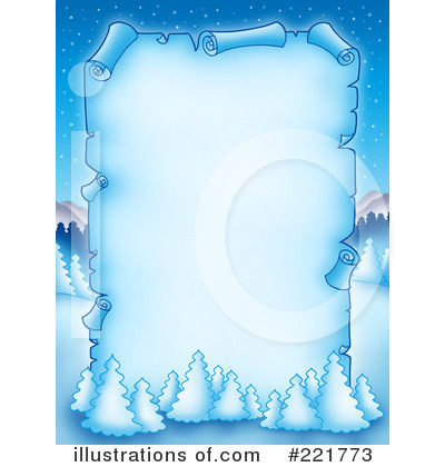 Royalty-Free (RF) Winter Clipart Illustration by visekart - Stock Sample #221773