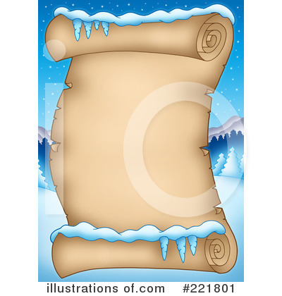 Royalty-Free (RF) Winter Clipart Illustration by visekart - Stock Sample #221801
