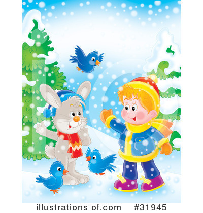 Royalty-Free (RF) Winter Clipart Illustration by Alex Bannykh - Stock Sample #31945