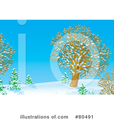 Royalty-Free (RF) Winter Clipart Illustration by Alex Bannykh - Stock Sample #80491