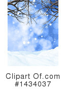 Winter Landscape Clipart #1434037 by KJ Pargeter