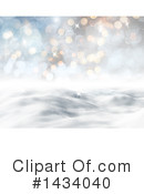 Winter Landscape Clipart #1434040 by KJ Pargeter