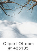 Winter Landscape Clipart #1436135 by KJ Pargeter