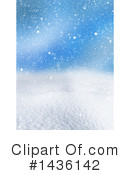 Winter Landscape Clipart #1436142 by KJ Pargeter