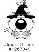 Witch Cat Clipart #1267949 by Cory Thoman