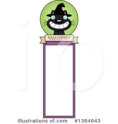 Royalty-Free (RF) Witch Cat Clipart Illustration by Cory Thoman - Stock Sample #1364943
