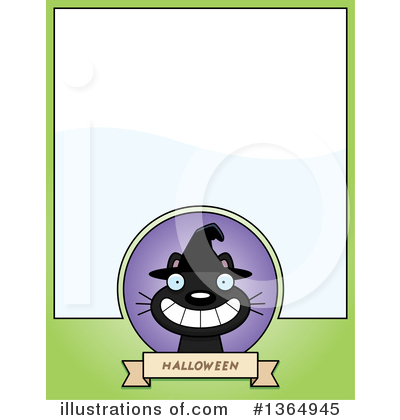Royalty-Free (RF) Witch Cat Clipart Illustration by Cory Thoman - Stock Sample #1364945