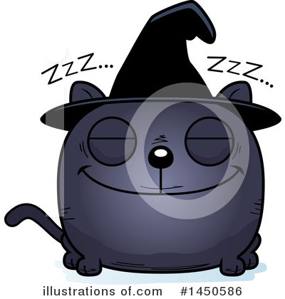 Witch Cat Clipart #1450586 by Cory Thoman