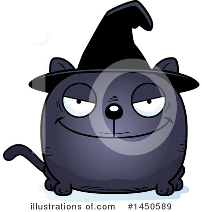 Witch Cat Clipart #1450589 by Cory Thoman