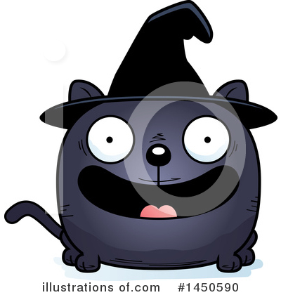 Witch Cat Clipart #1450590 by Cory Thoman