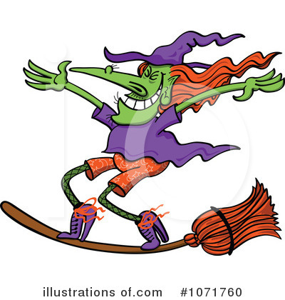 Royalty-Free (RF) Witch Clipart Illustration by Zooco - Stock Sample #1071760