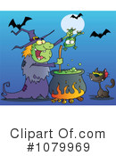 Witch Clipart #1079969 by Hit Toon