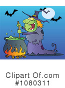 Witch Clipart #1080311 by Hit Toon