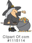 Witch Clipart #1115114 by djart