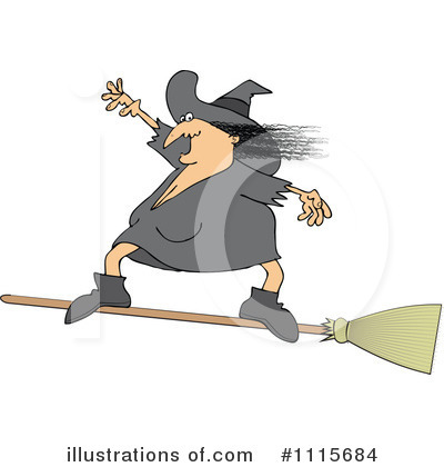 Royalty-Free (RF) Witch Clipart Illustration by djart - Stock Sample #1115684