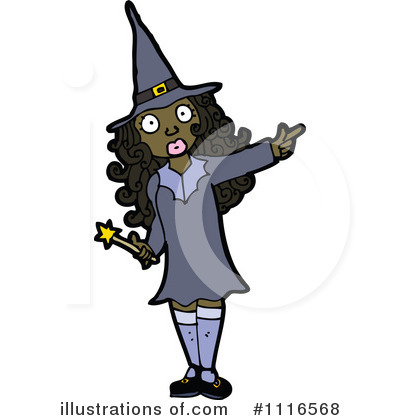 Royalty-Free (RF) Witch Clipart Illustration by lineartestpilot - Stock Sample #1116568