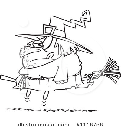 Witch Clipart #1116756 by toonaday