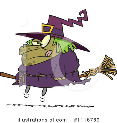 Witch Clipart #1116789 by toonaday