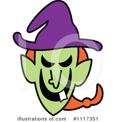 Royalty-Free (RF) Witch Clipart Illustration by Zooco - Stock Sample #1117351