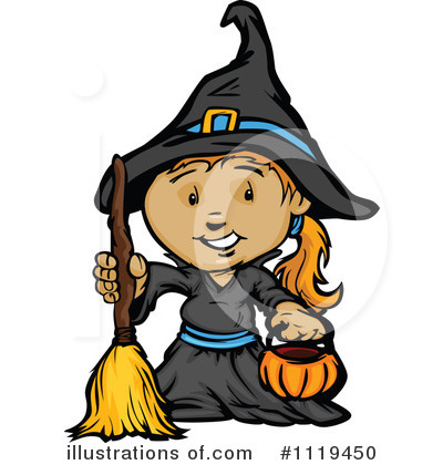 Royalty-Free (RF) Witch Clipart Illustration by Chromaco - Stock Sample #1119450