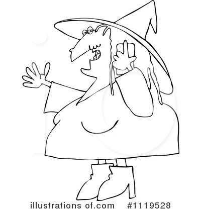 Royalty-Free (RF) Witch Clipart Illustration by djart - Stock Sample #1119528