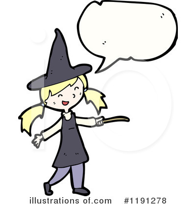 Royalty-Free (RF) Witch Clipart Illustration by lineartestpilot - Stock Sample #1191278