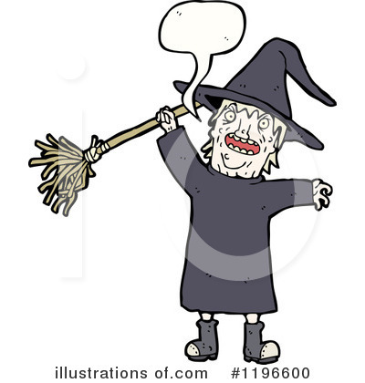 Royalty-Free (RF) Witch Clipart Illustration by lineartestpilot - Stock Sample #1196600