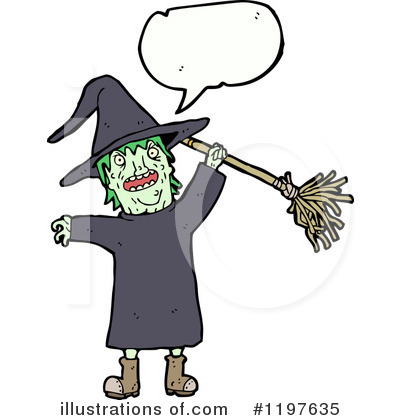 Royalty-Free (RF) Witch Clipart Illustration by lineartestpilot - Stock Sample #1197635