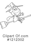 Witch Clipart #1212302 by Hit Toon