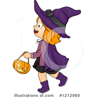 Royalty-Free (RF) Witch Clipart Illustration by BNP Design Studio - Stock Sample #1212980
